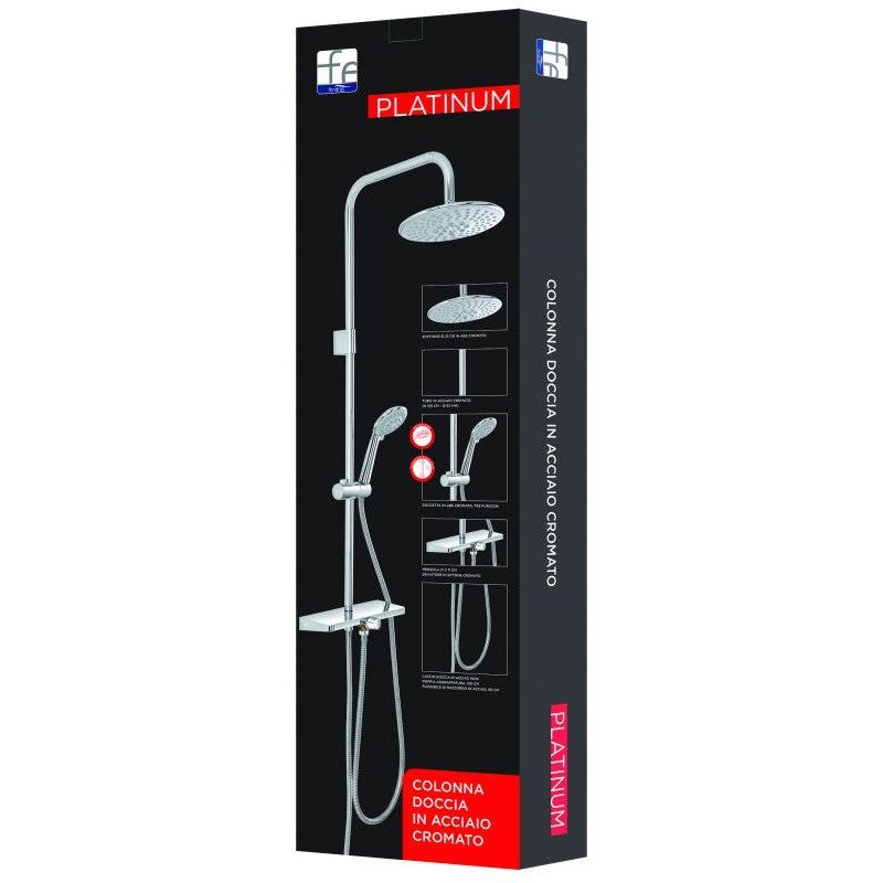 Set Dusche Dusche in Accial Cromato mit Kantinen Leitwegkantine