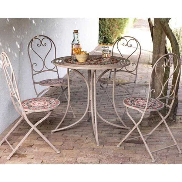 Stuhl aus Metall Bistrot