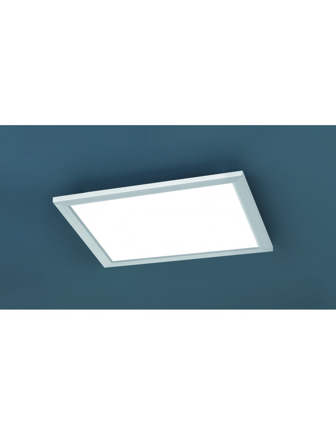 Quadratische LED-Dimmer-Deckenleuchte Phoenix Nickel 30x30 cm Trio Lighting