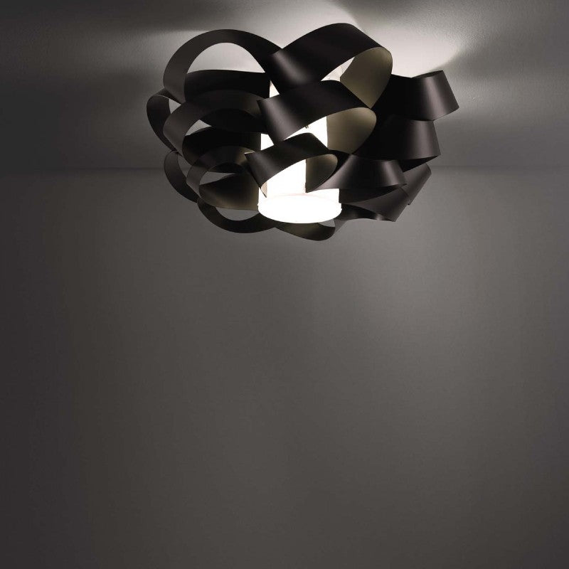 Deckenleuchte One light CLOUD Schwarz Durchmesser 60x h28 cm