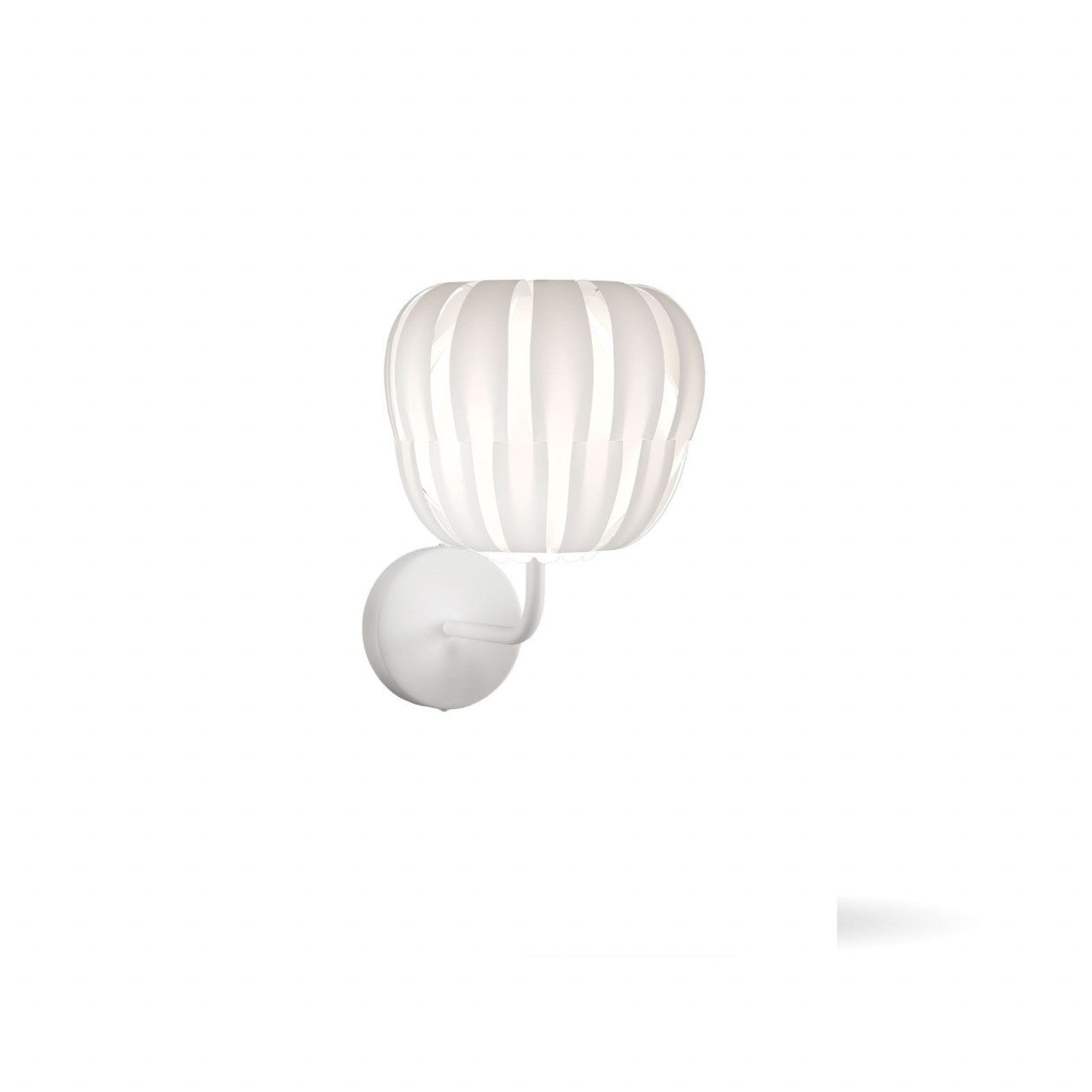 Weiße Metallapplikation cm. 29 x 31 x 33h