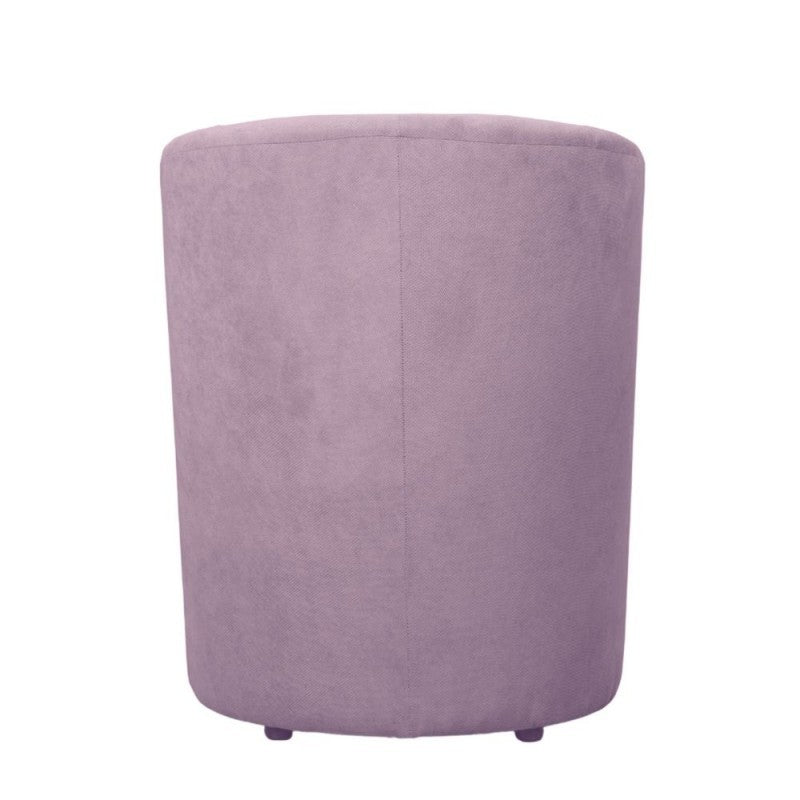 Stoffsessel mit abnehmbarem Pouf DJERBA Antikrosa 63,5x 62,5x h76 cm