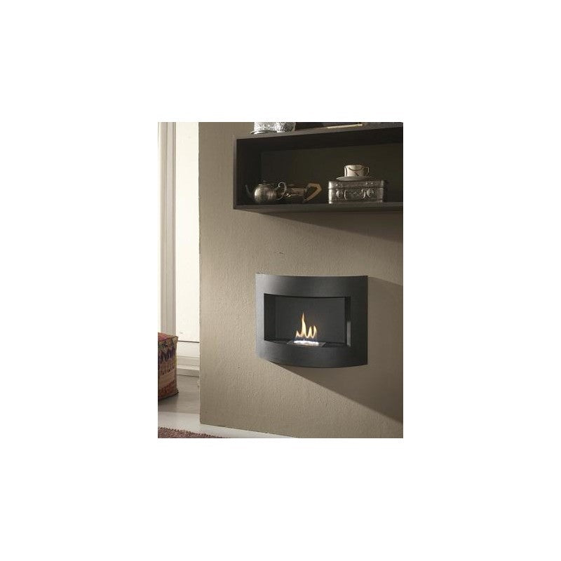 Biocamindesign von der weißen Bioethanol-Wand cm 63 x 15.5 x h 45