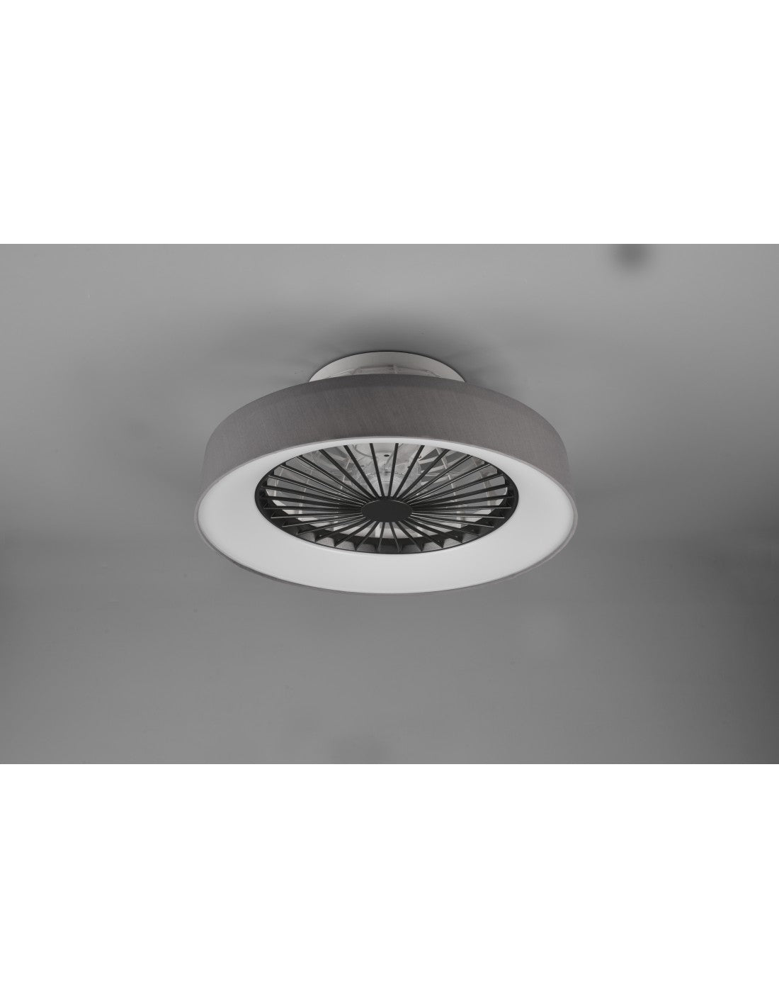 Ventilator Moderno Luce Led 30w Deinable Farsund Grau Trio Lighting