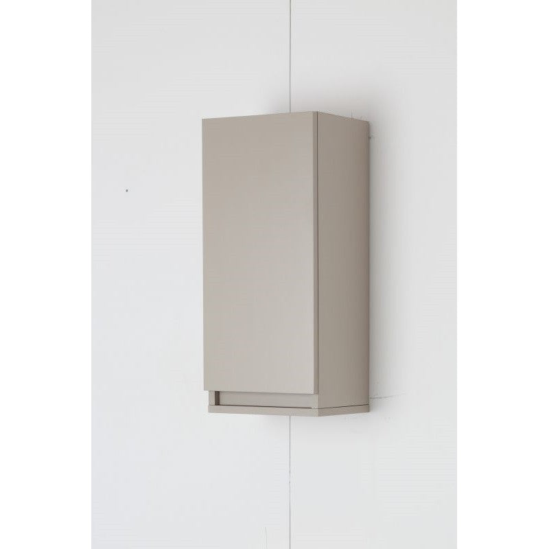 Eintüriges Wandelement in Pastelltaupe, 30 x 25 x 69 cm