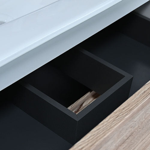 Hängeschrank aus geknoteter Eiche, 70 cm