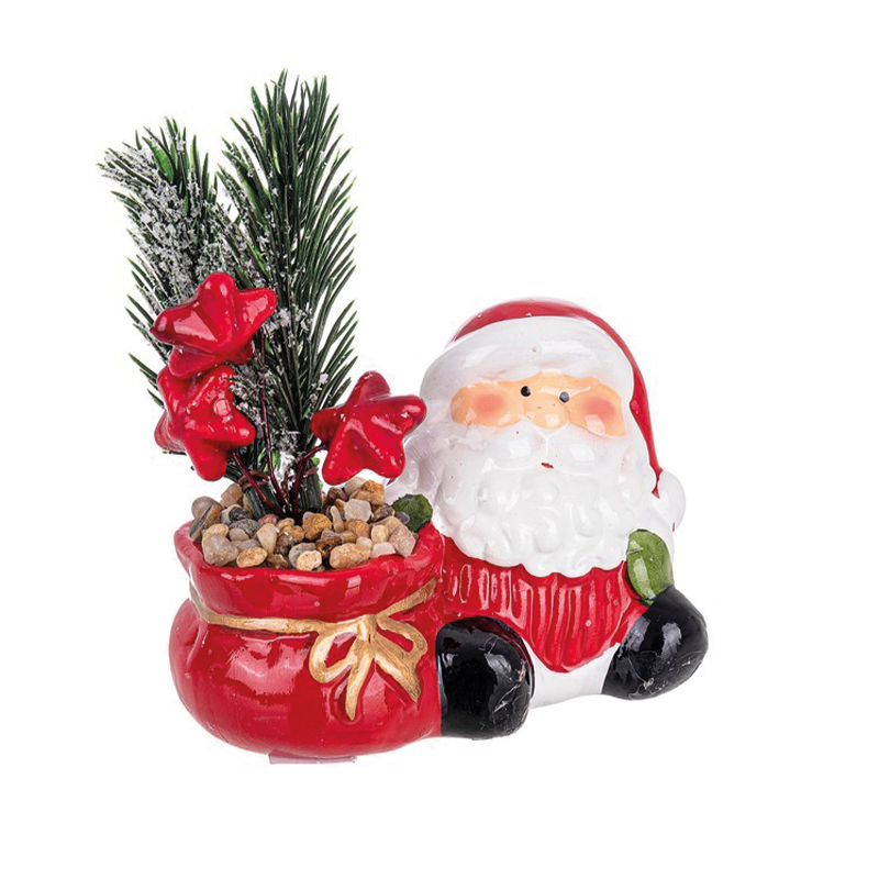 Burg Weihnachtsdekoration H 11,5 cm