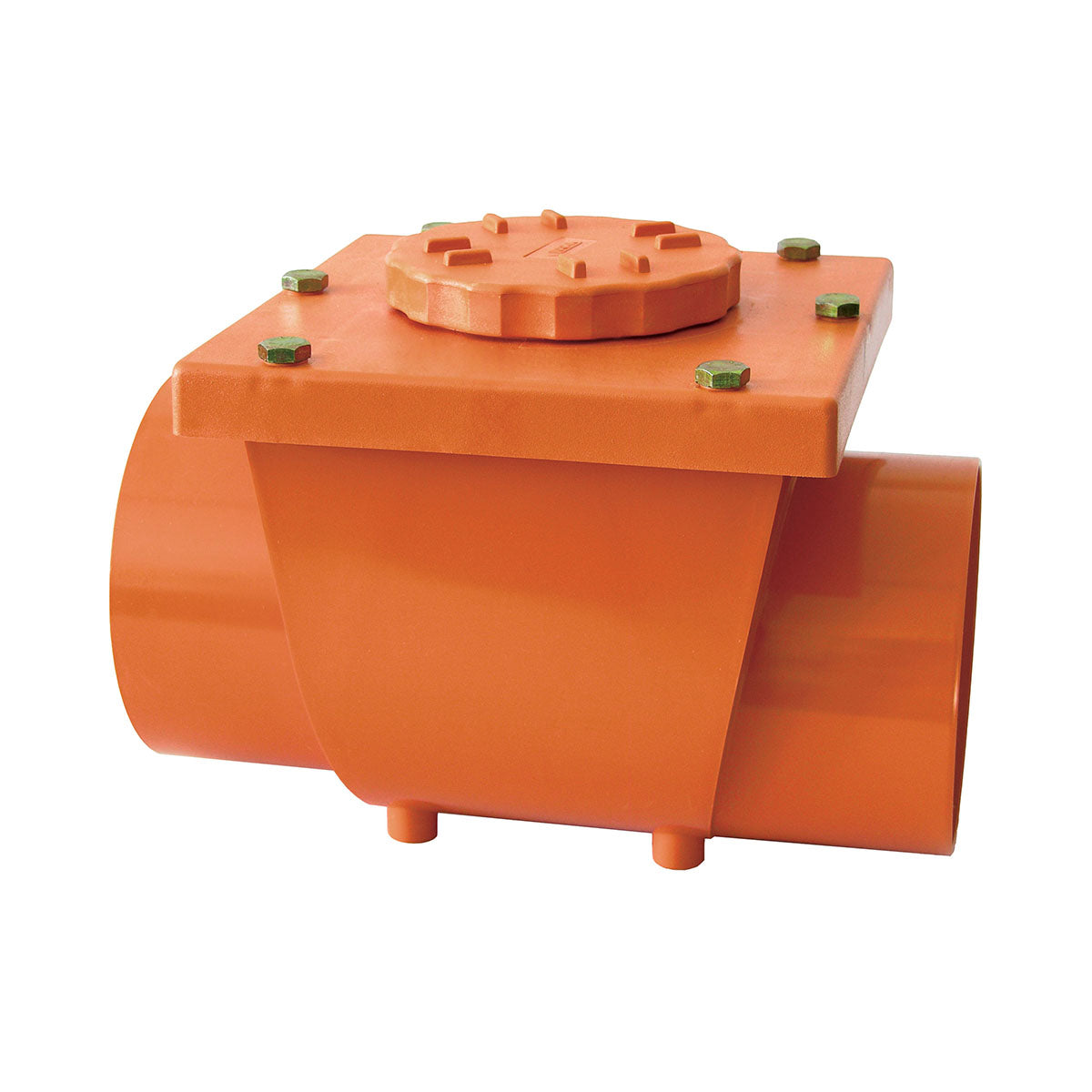 Rotes PVC-Rückschlagventil 125