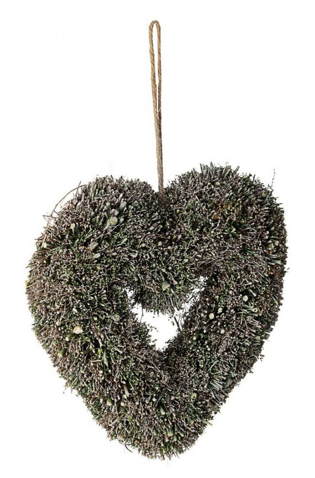 6x Herzanhänger Wild