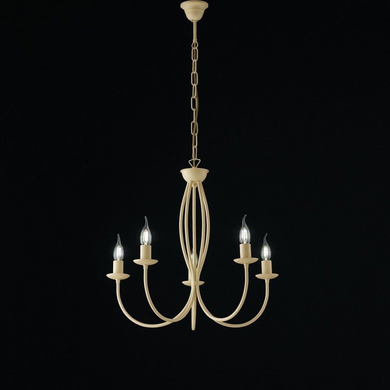 Glühbiradegler Avorio decape 5 Licht 55x h53 cm