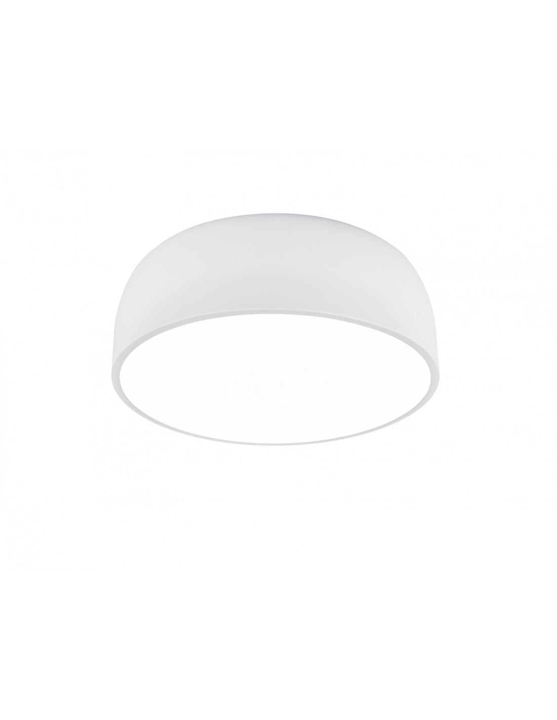 Moderne runde Deckenleuchte 4 Lichter Baron Matt White Trio Lighting