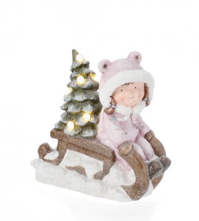 2x Dekoration Glenna Bimba Ros C.