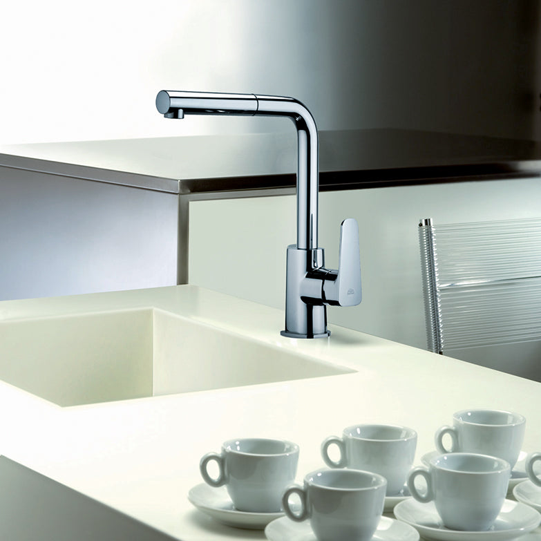 Monomixer. Waschbecken mit ausziehbarer Dusche Sly Line