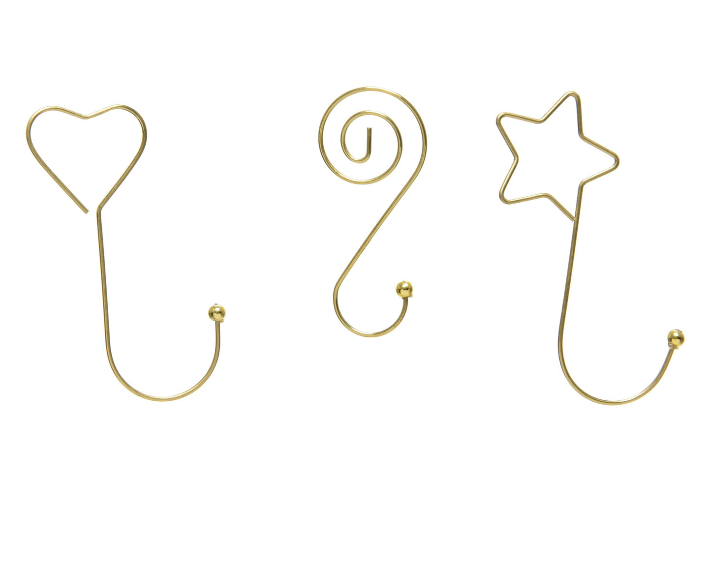 Packung mit 12 Haken für Kugeln oder Dekorationen