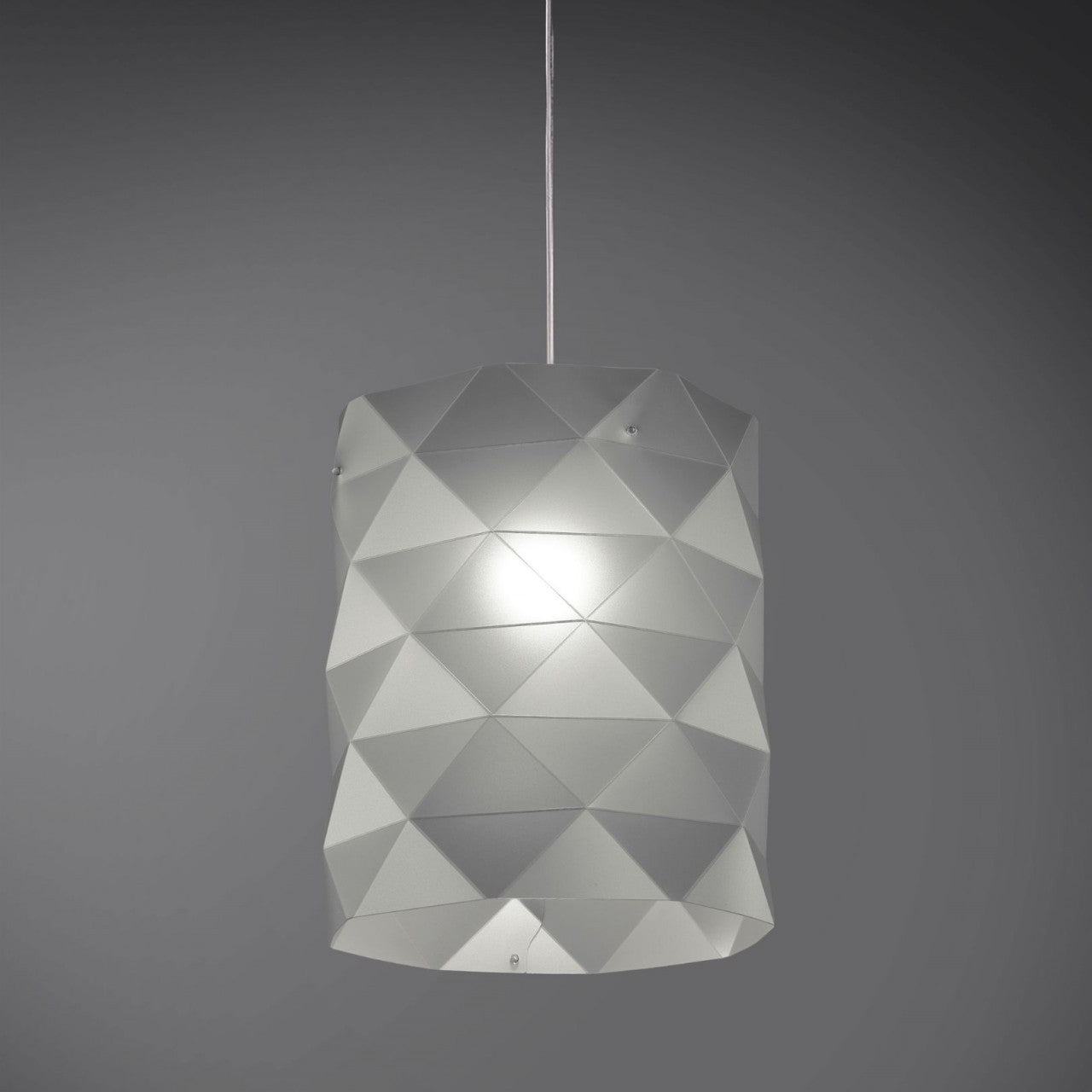 Silberne Aufhängung aus verchromtem Metall cm. 27 x 32h