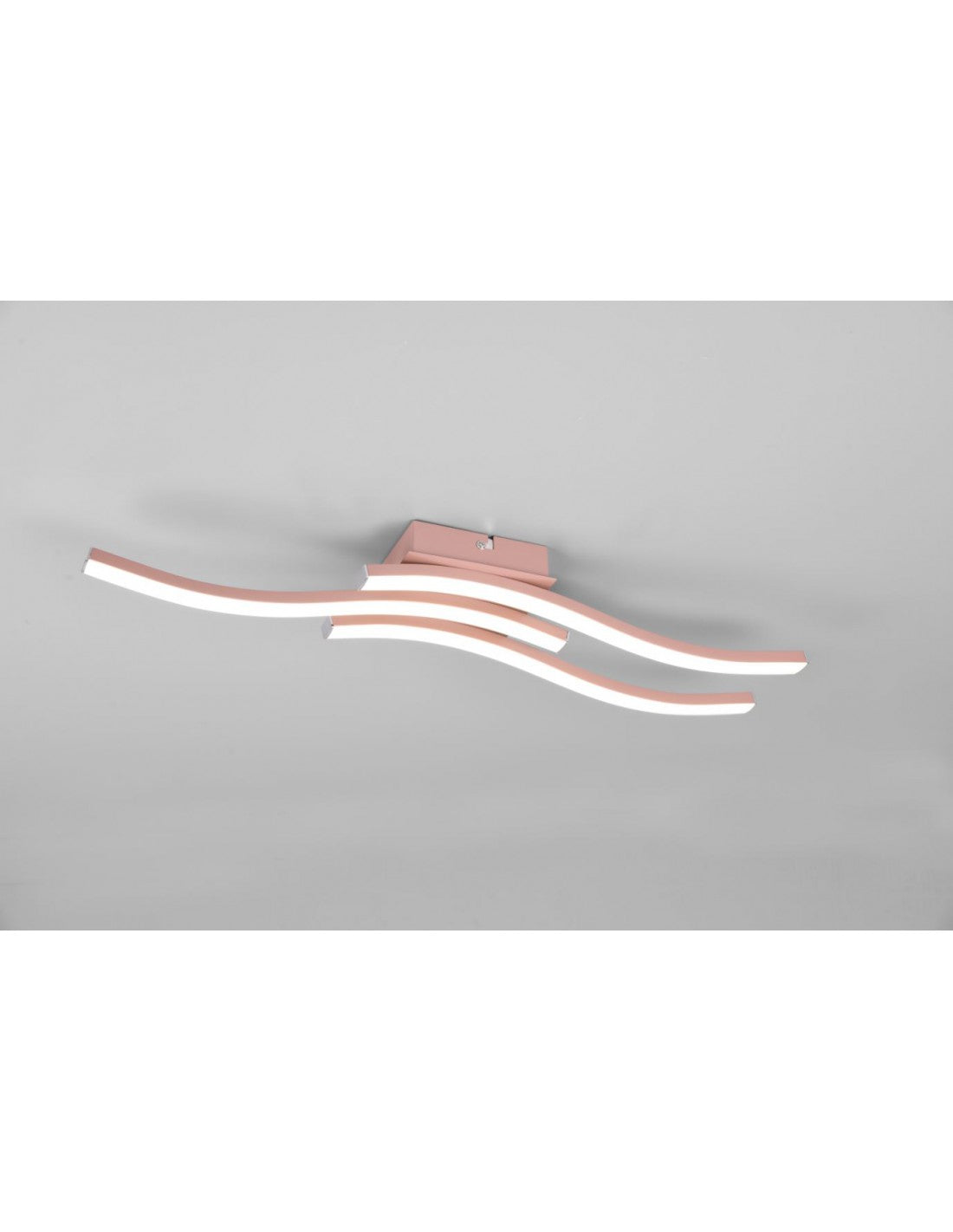 Moderne Deckenleuchte 3 LED-Stäbe 4000 K Route Rose Gold Trio Lighting