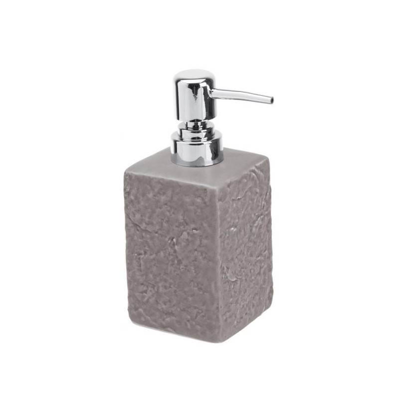 Grauer Seifenspender aus der Petra-Serie