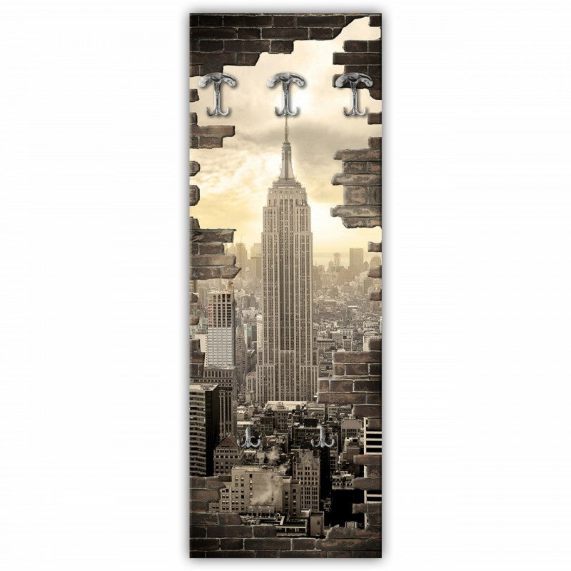 Wandhänger Palaces Schwarz 46x125 cm