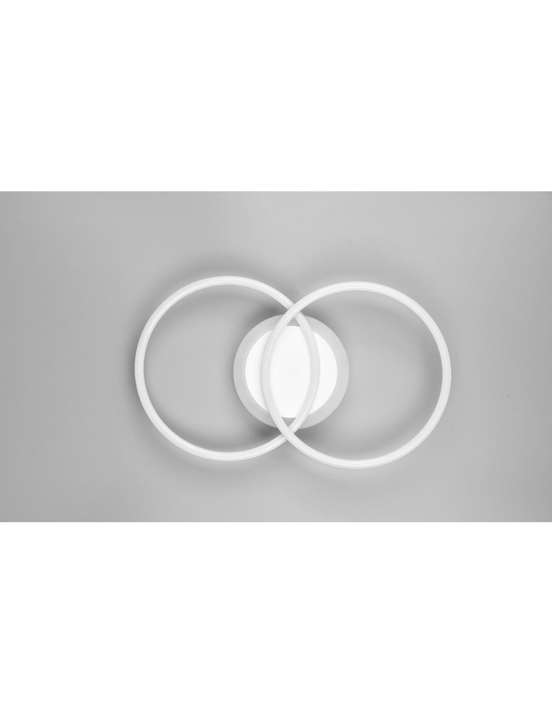 Deckenleuchte 2 Kreise LED 4000k Dimmer Venida White Trio Lighting