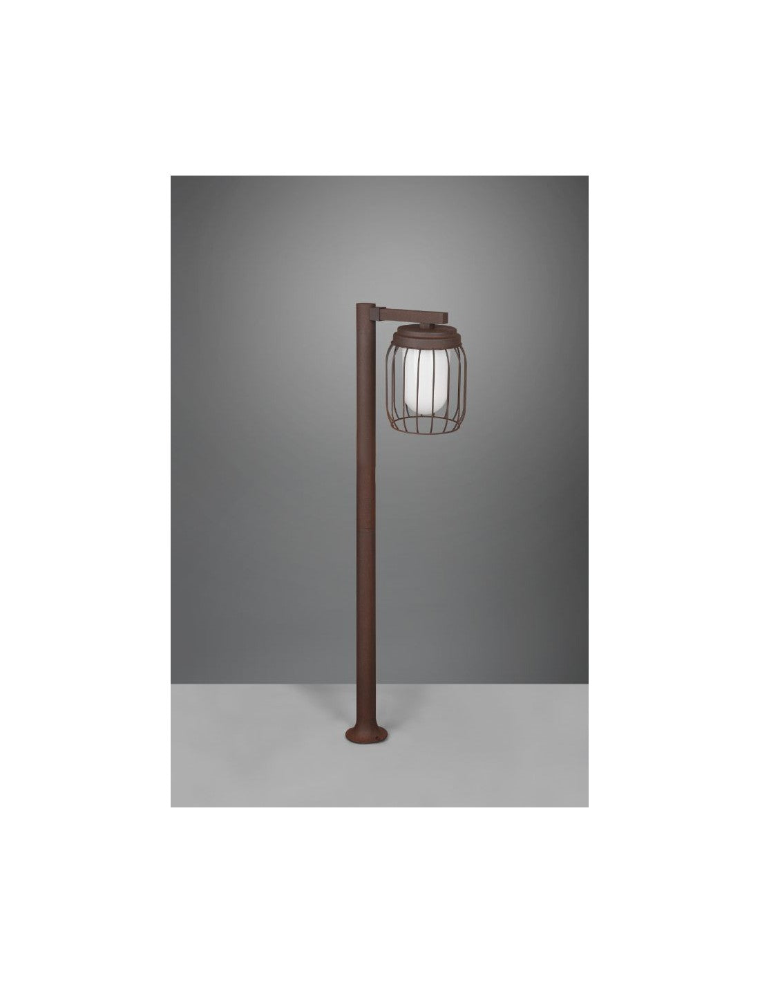 Outdoor Pole Tuela Diffuser Cage Rust IP44 Trio Lighting