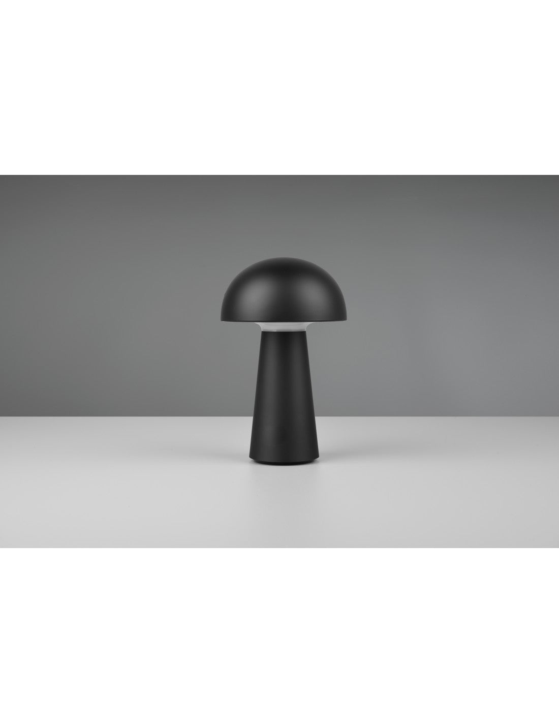 Lennon Mushroom Tischlampe Led IP44 Schwarz USB Trio Beleuchtung