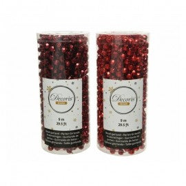 Kette aus Mini-Kunststoffkristallen für Weihnachtsdekorationen. Verschiedene Farben, 9 Meter, 1 Stück