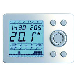 Weißer digitaler elektronischer Wochenthermostat