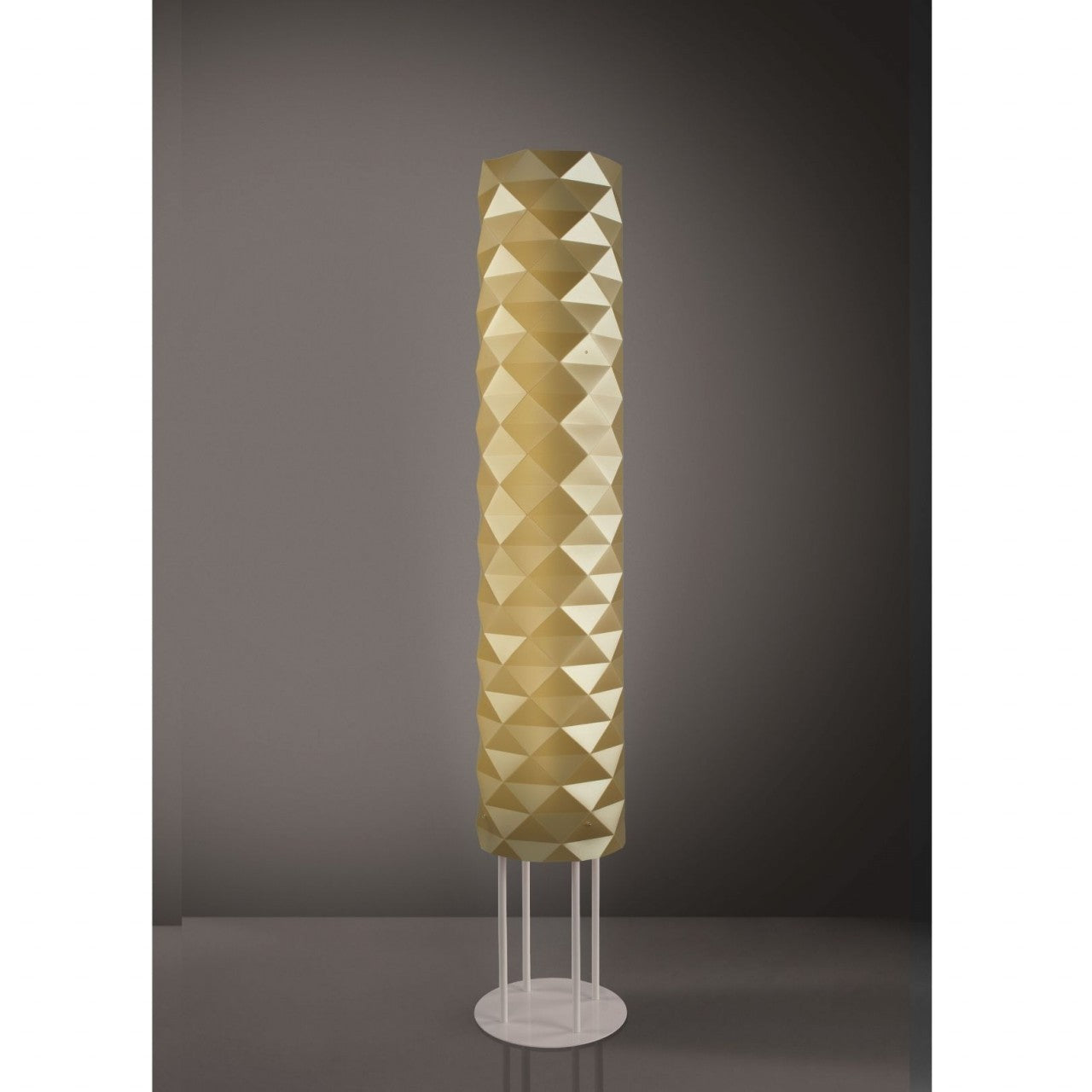 Mt New Gold Base Stehlampe aus Metall Cm. 27 x 155h