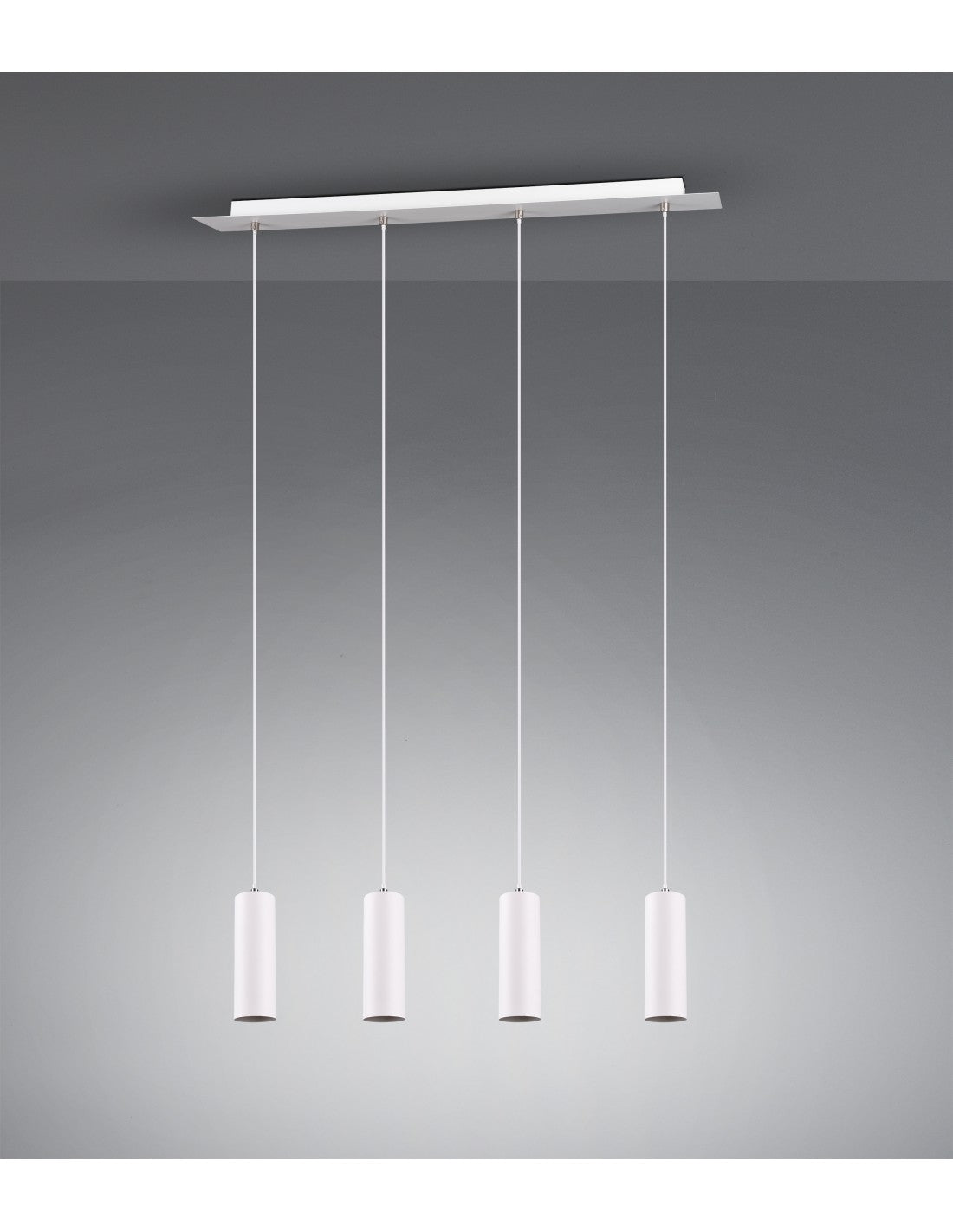 Hängeleuchte 4 Lichtpunkte GU10 Marley White Trio Lighting
