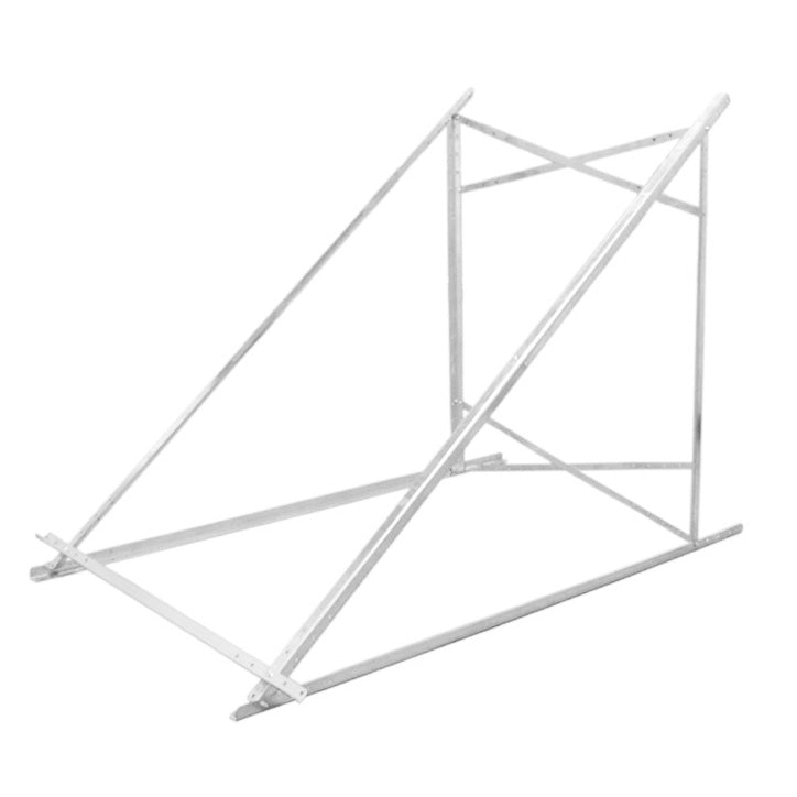 Halterungen für Zwangsumlaufsysteme für Flach- und Schrägdächer – 3 Kollektoren 415-KC2000