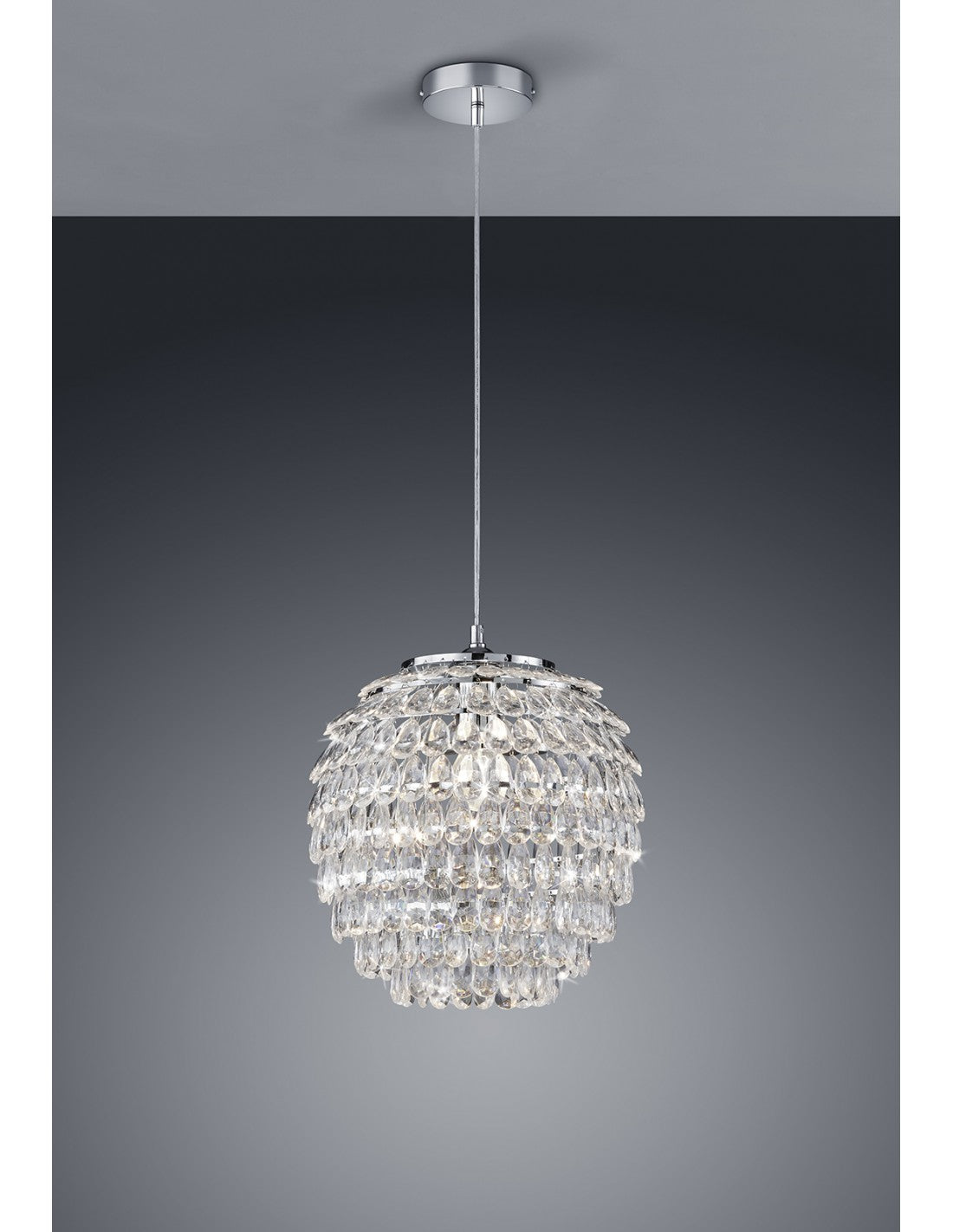 Petty Bunch of Gems Drops Pendelleuchte Ø35 cm Trio Lighting