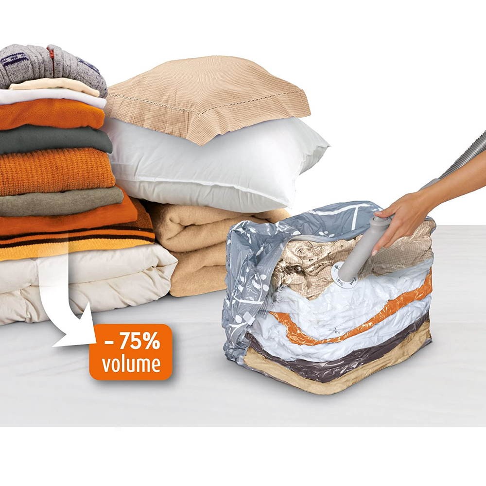 Platzsparender Würfel-Vakuumkoffer 44x70x105 cm Domopak