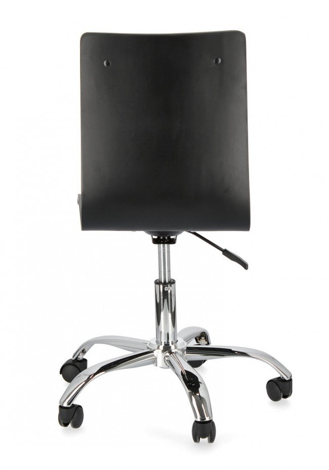 Young Hello Stahl-Bürostuhl aus Kunstleder, 42,5 x 40 x 87 cm