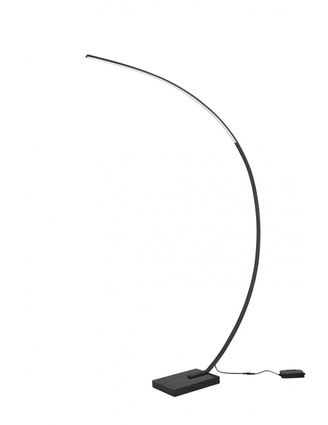 Schwarze Arco Stehlampe Bangkok Led Dimmer Trio Lighting