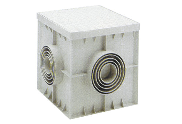 Monolithischer PP-Schacht mit Schachtabdeckung 55x55 cm