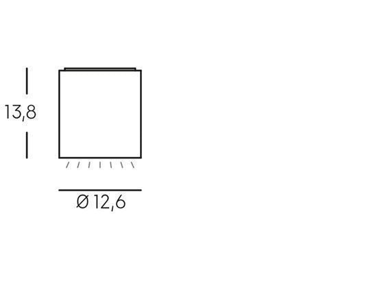LED-Deckenleuchte 12W 4000K zeigen Cortenlinie