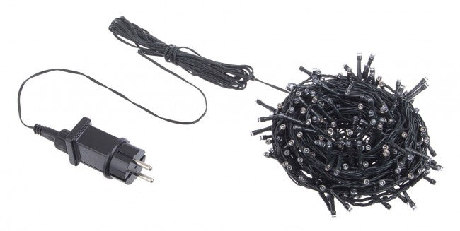 12x 300L Weißklassiker 5 mm grüner Faden IP44