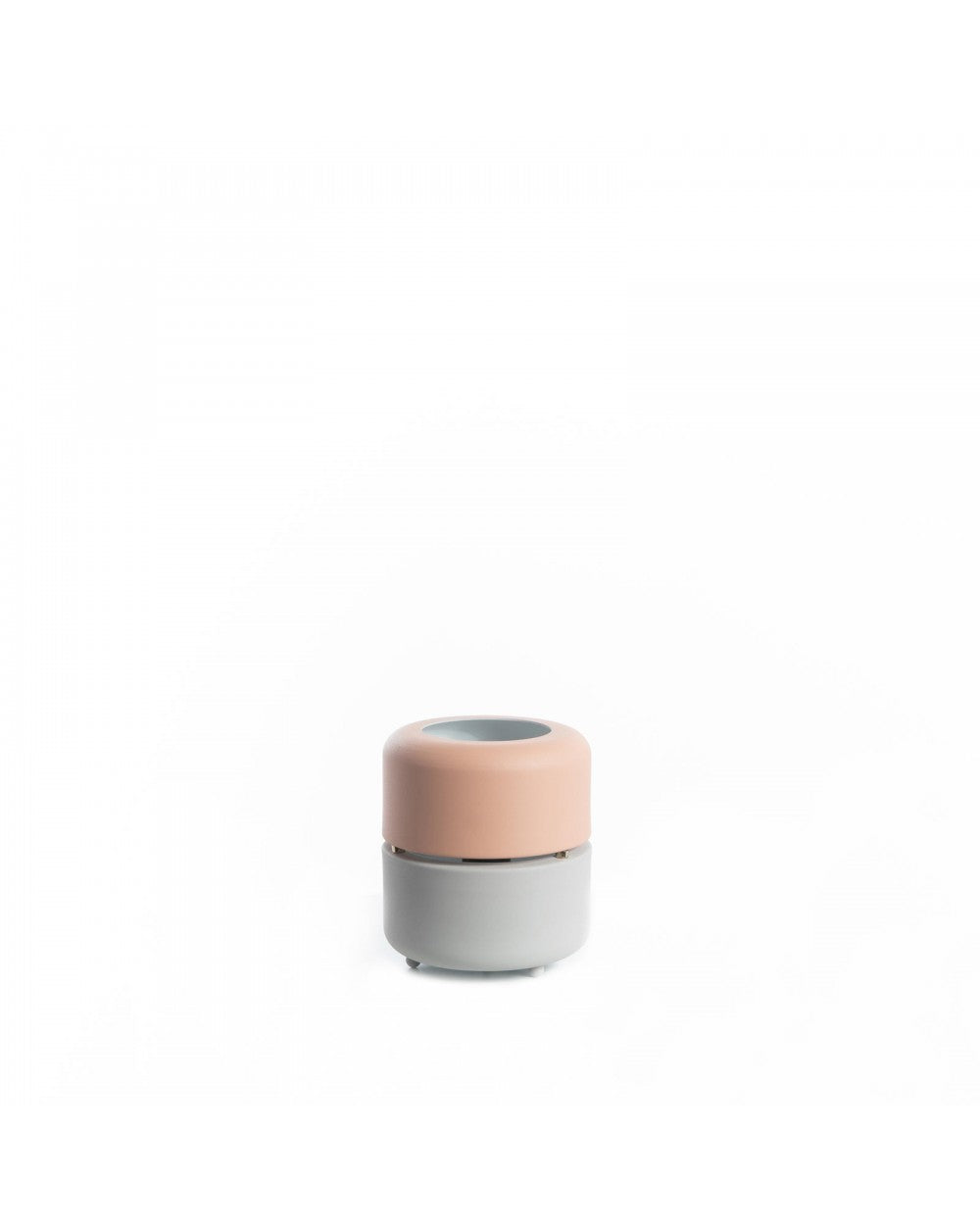 Idra Tischlampe aus rosa und grauem Metall STS