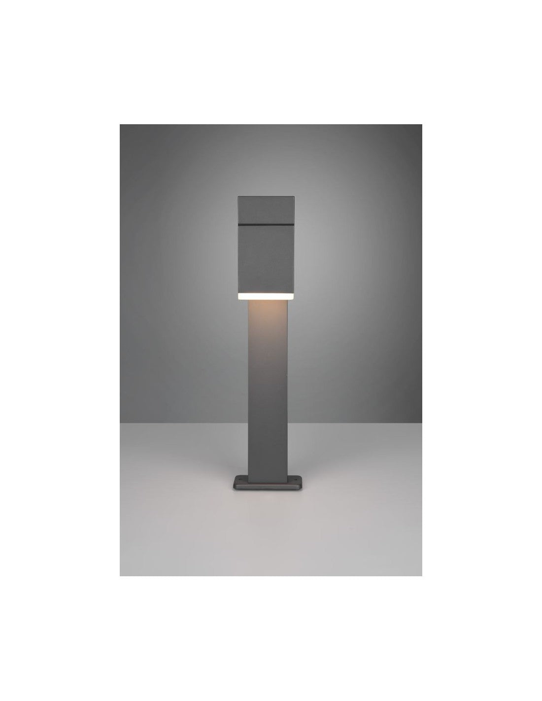 Avon verstellbare LED-Low-Pole-Anthrazit-Aluminium-IP54-Trio-Beleuchtung