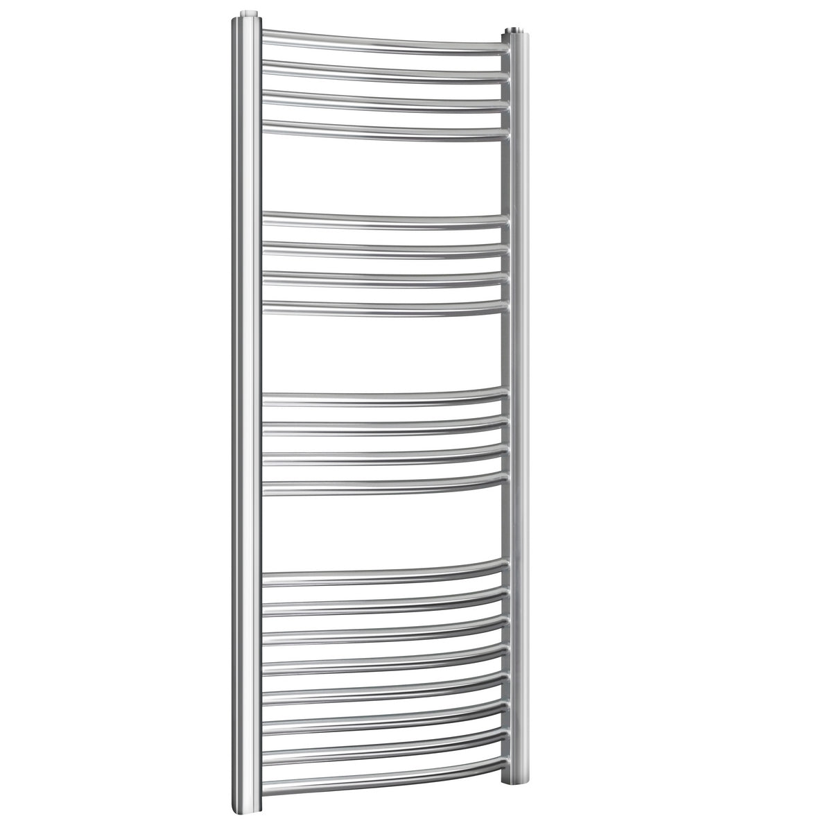 Termoarredo curvo cromat Kalura-H 1500-Int. 500-L 550
