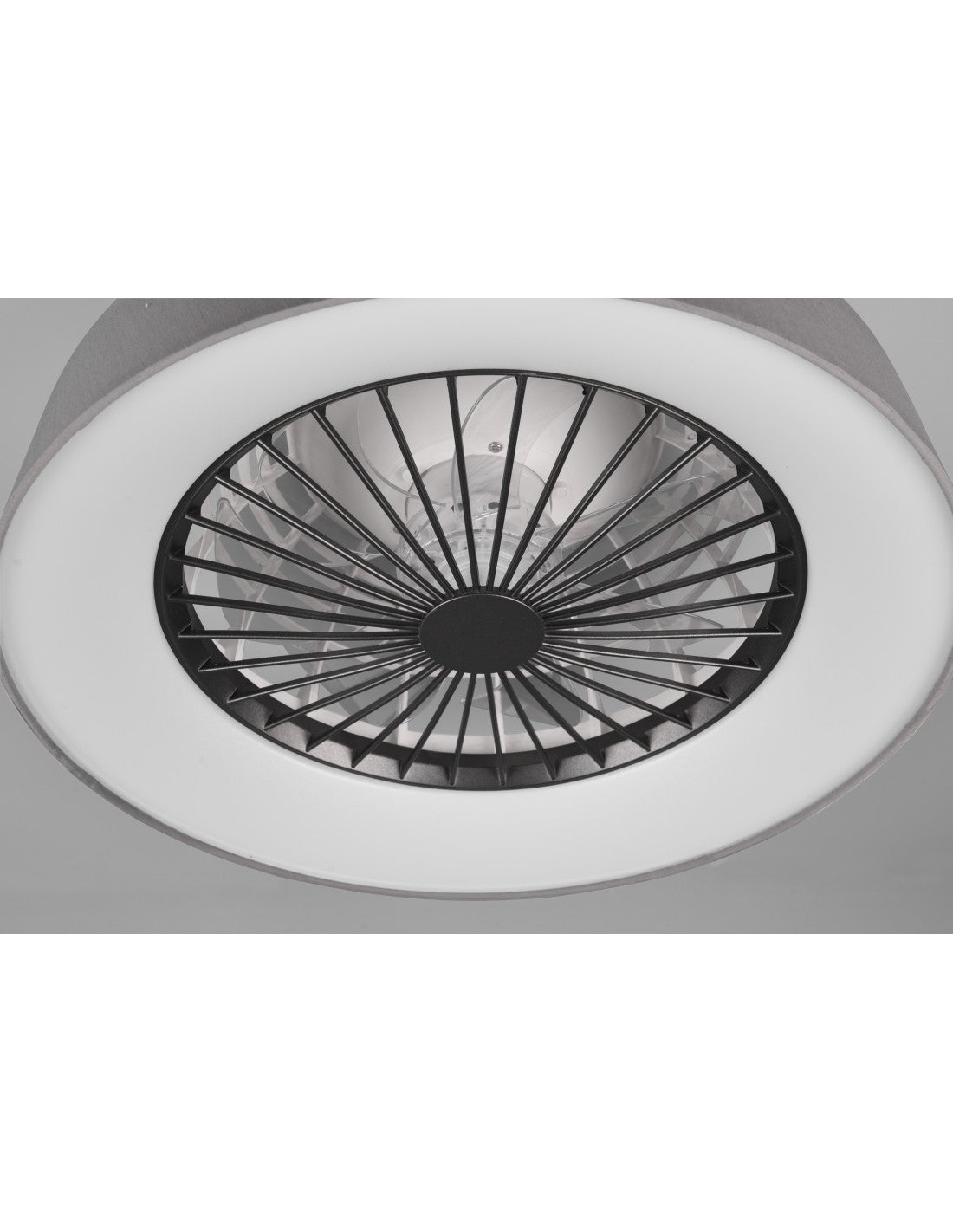 Ventilator Moderno Luce Led 30w Deinable Farsund Grau Trio Lighting