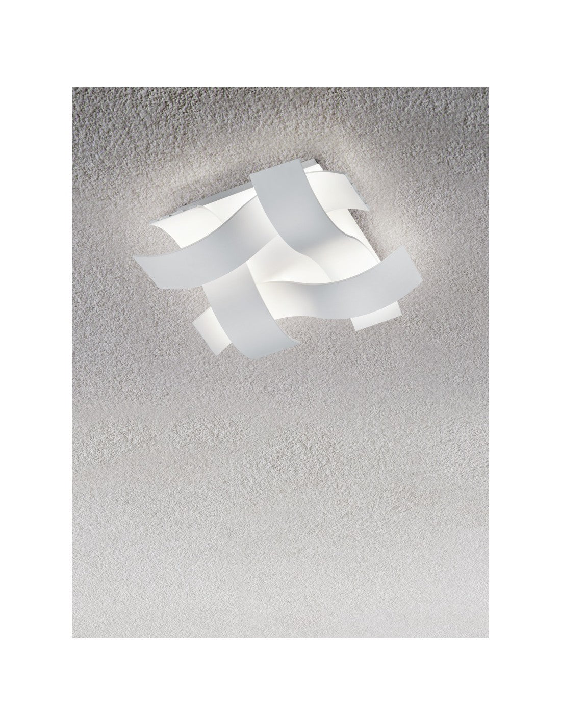Moderne quadratische Deckenleuchte Ruby, dimmbar, weiße LED, L35 cm, Trio-Beleuchtung