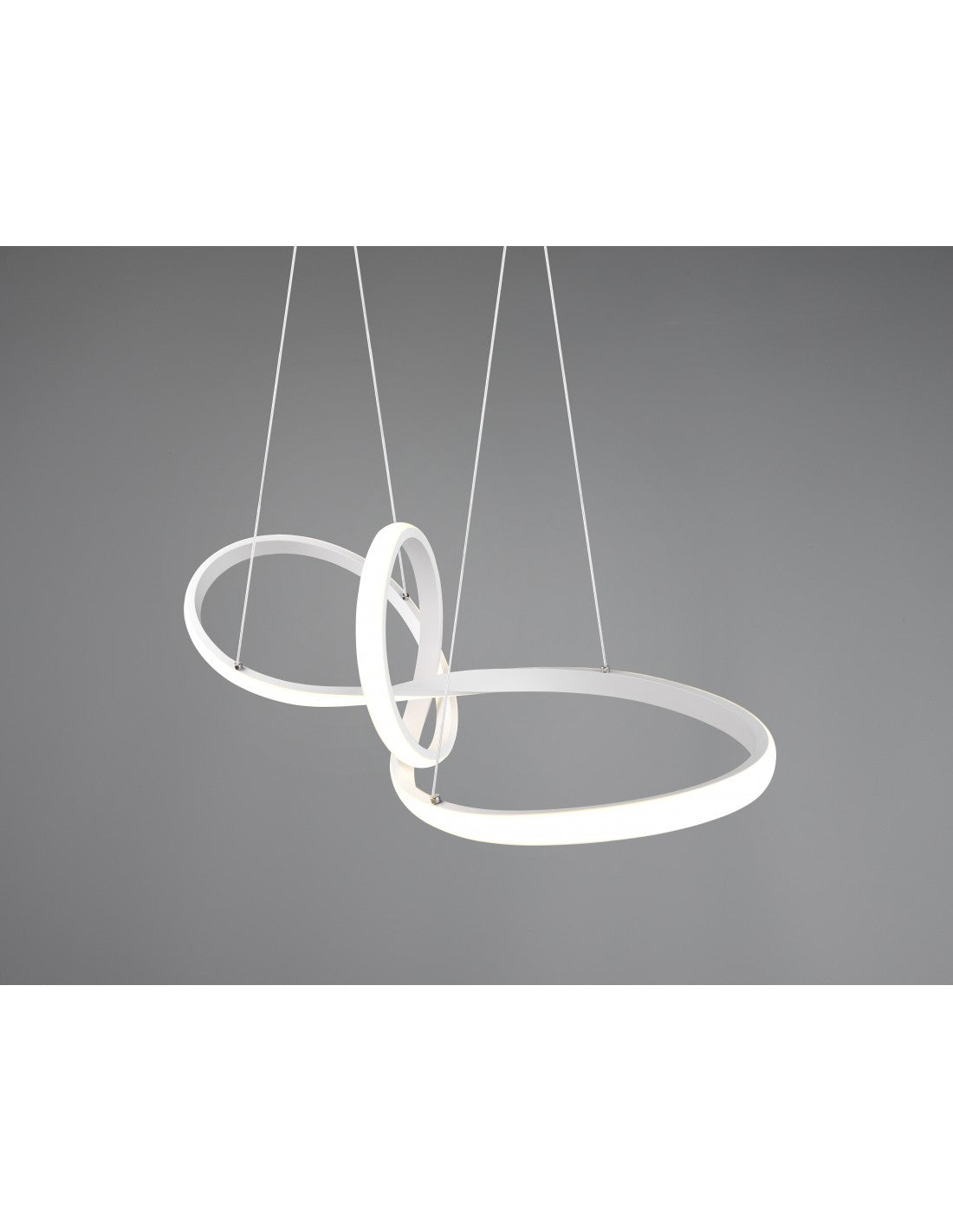 Suspension Sansa Led 28w Dimmerbares Bianco L80 cm Trio Lighting