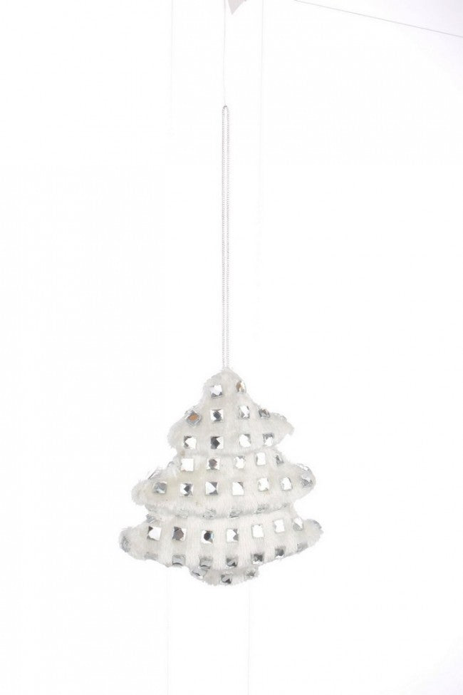 12x Anhänger Tannenkristall s