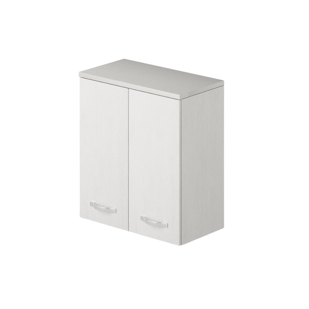 2 -door -Waschwandanlage mit weißem Regal H77X71X38CM