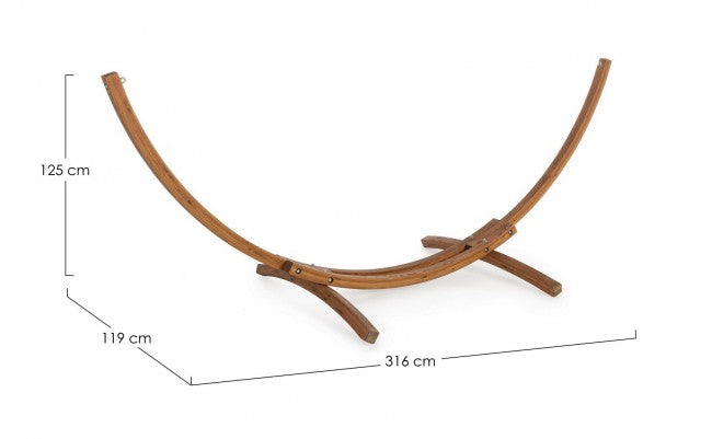 Amaca-Unterstützung in Holz