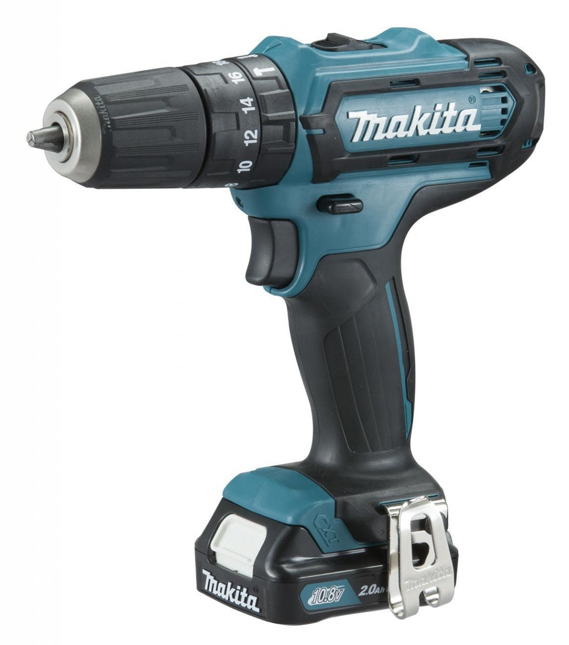Makita-Bohrmaschine mit 2 2Ah 12VP-Akkus