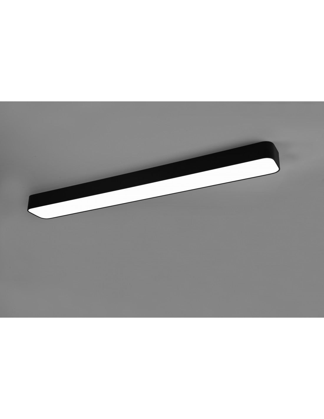 Rechteckige Wand-Deckenleuchte Asterion Led 37w Black Trio Lighting