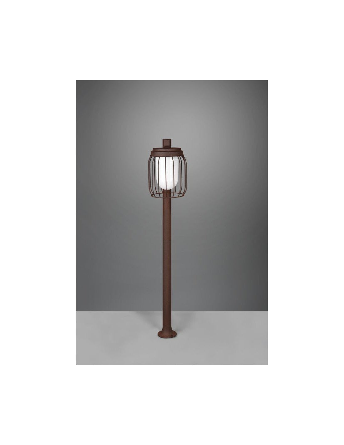 Outdoor Pole Tuela Diffuser Cage Rust IP44 Trio Lighting