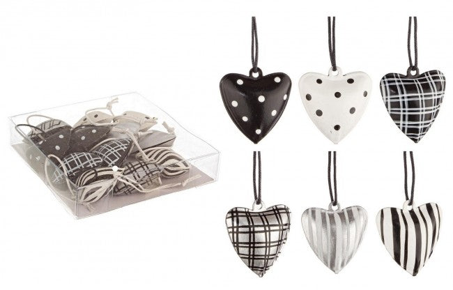 6x Conf12 Pendaglio Dotty Heart Ass